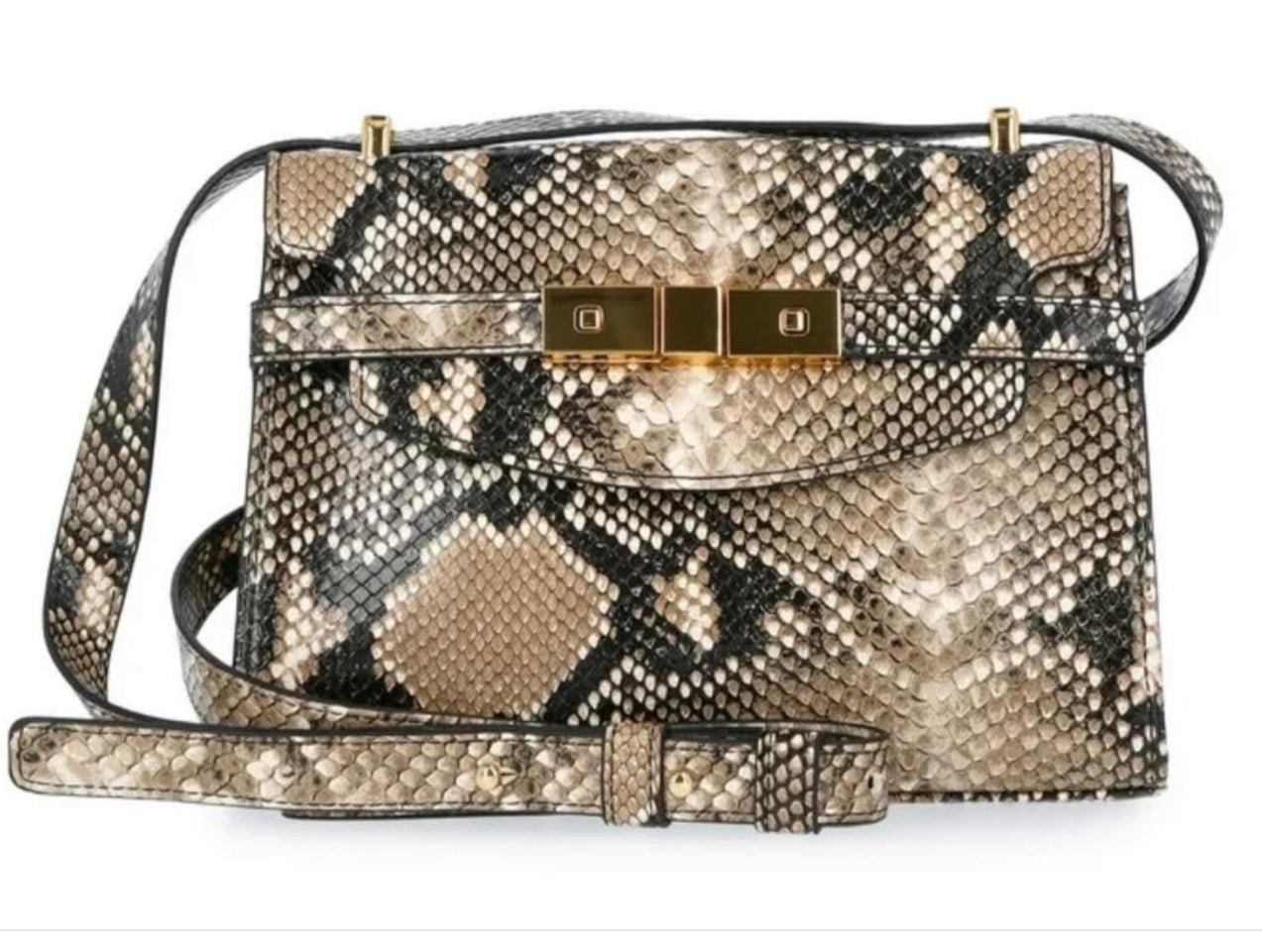 Women's Faux Snakeskin Crossbody Bag
