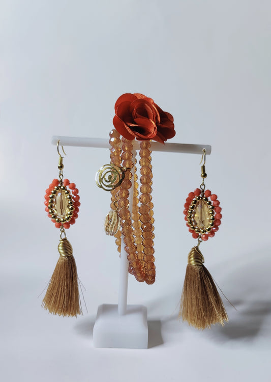 Earrings and Bracelets Set
