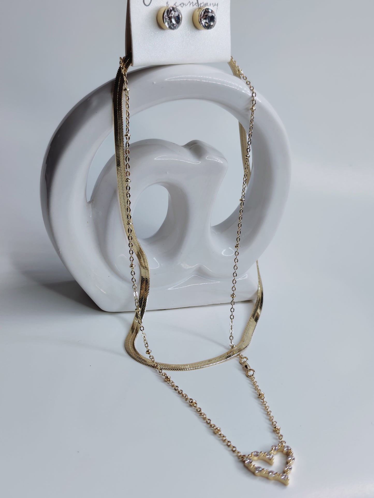 Earrings and Necklace Set