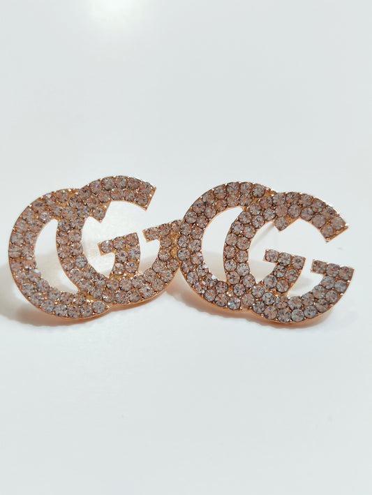GG gold earrings