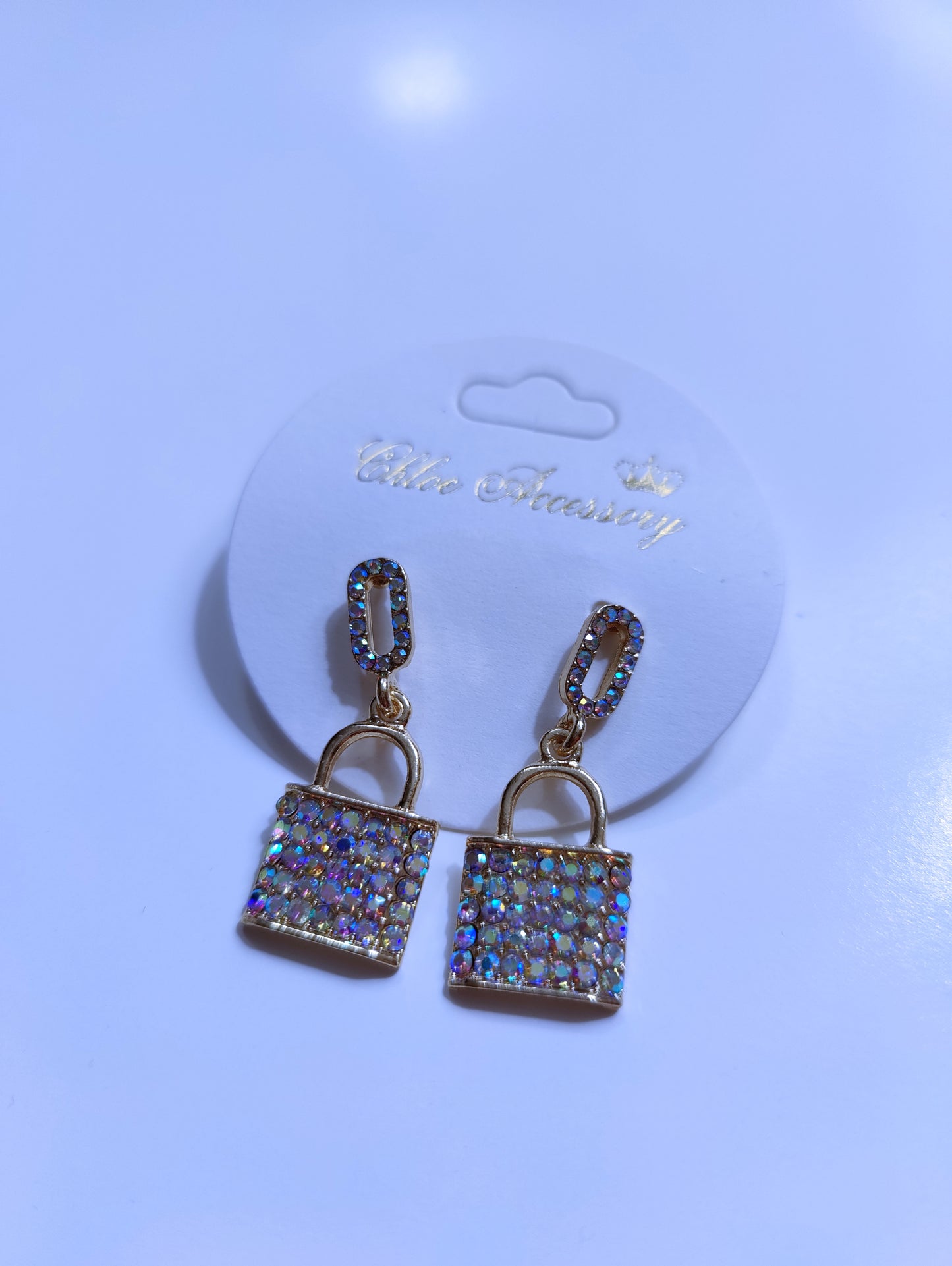 Lock Earrings Gold/Silver Available