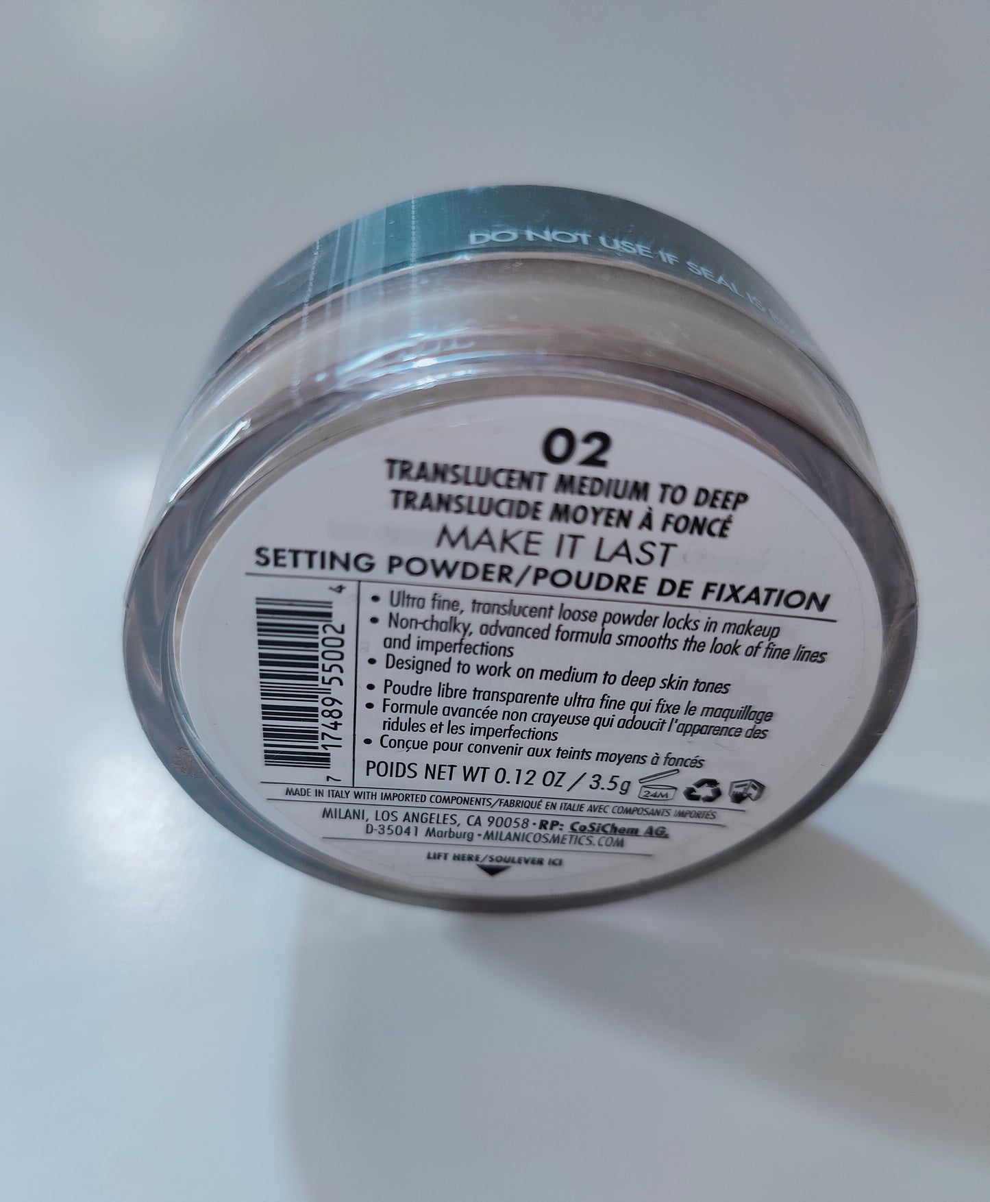 Setting Powder