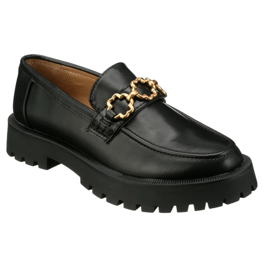 Remi Platform Loafer Black