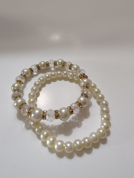 Set of two pearls Bracelets