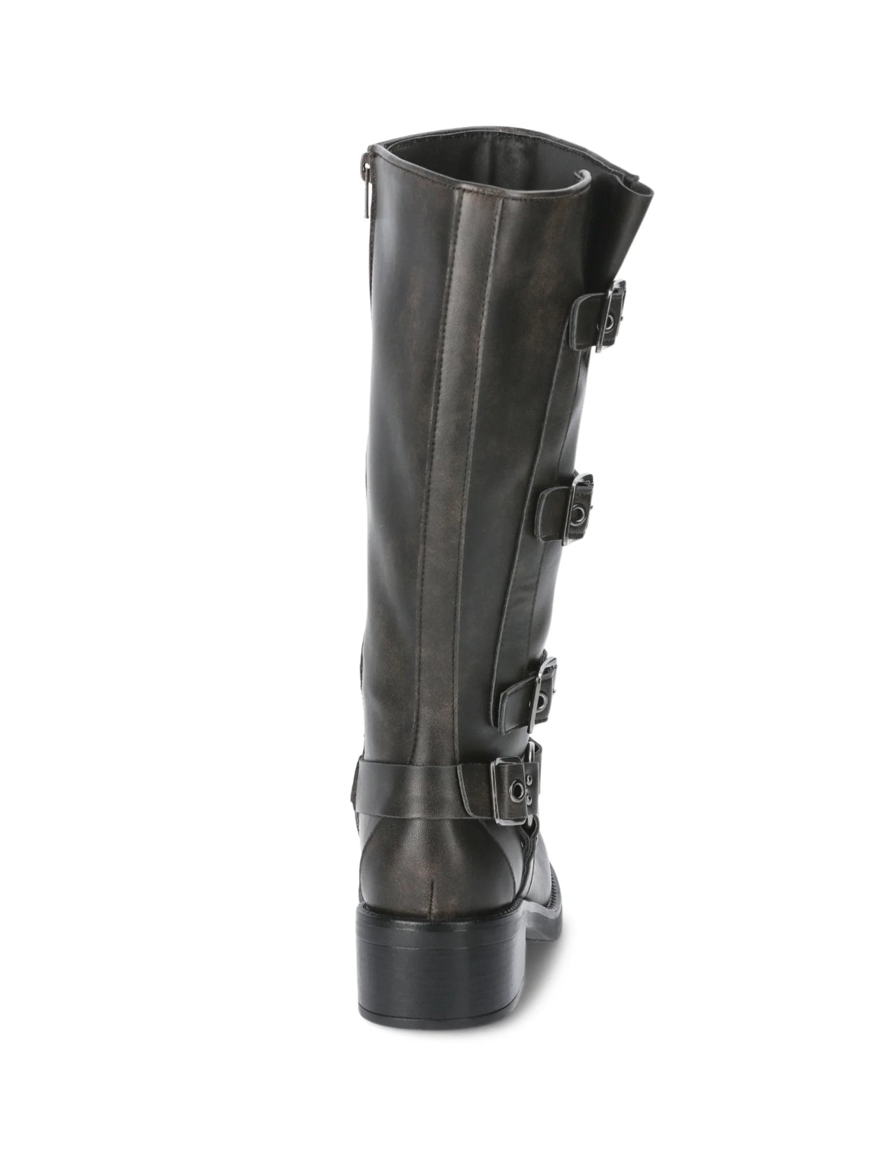 Madden NYC Women's Faux Leather tall moto boots
