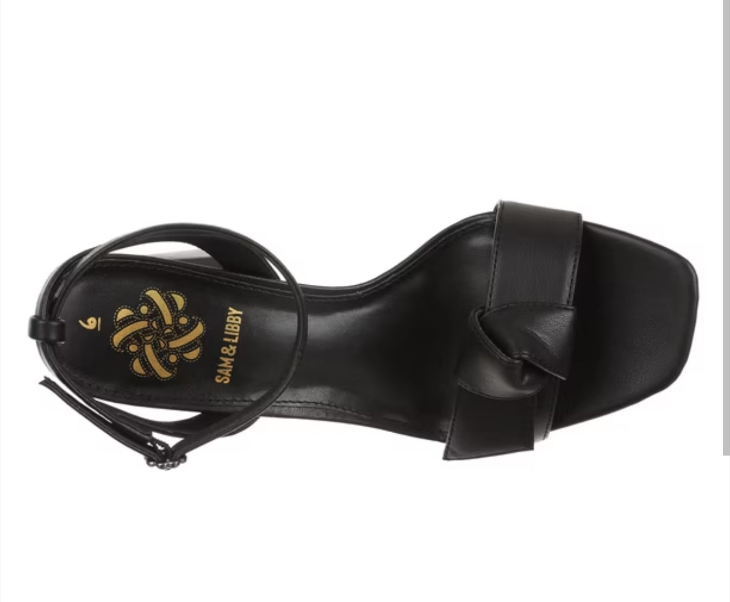 Sam & Libby Women's Black Leather Size: 7
