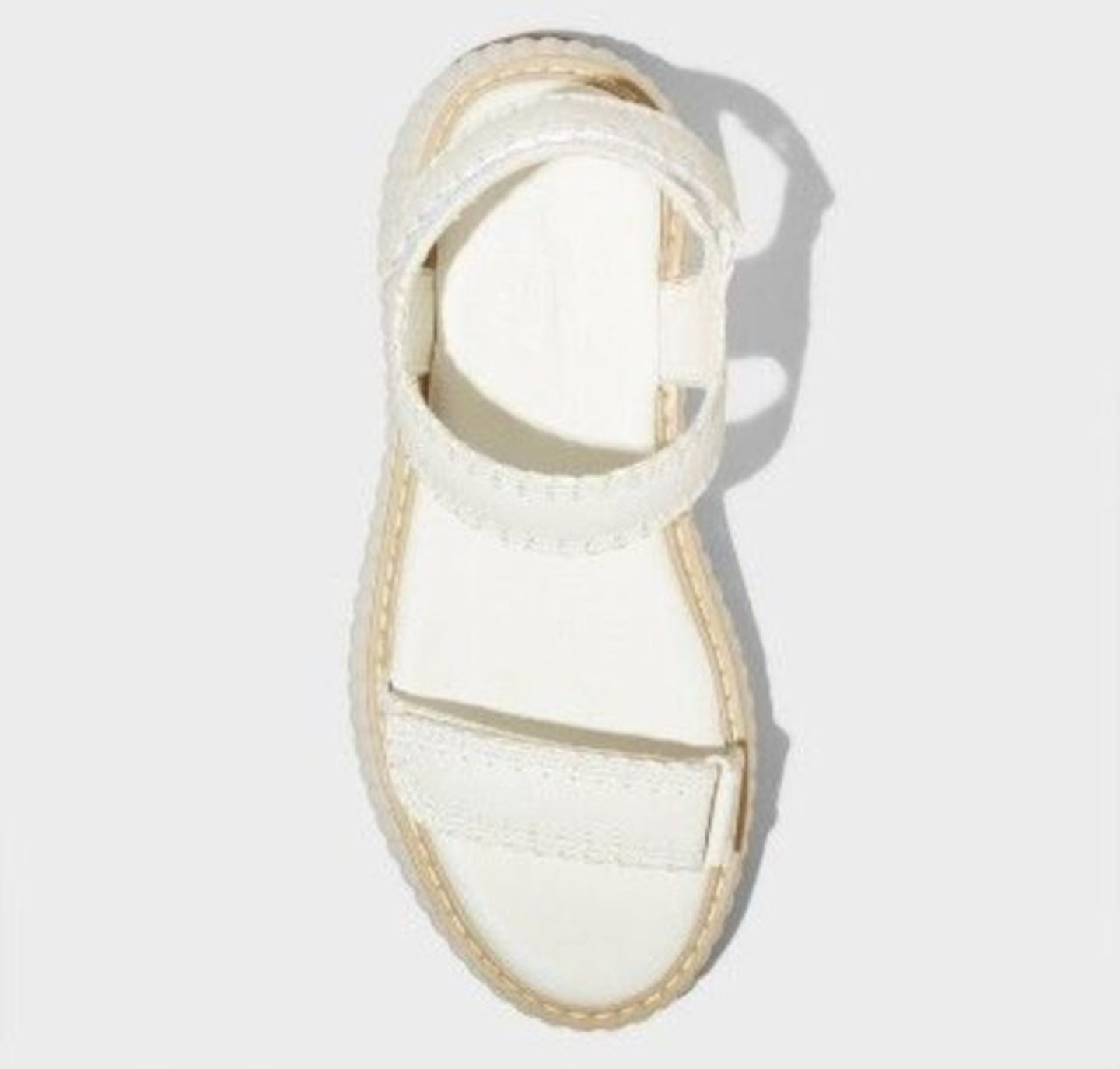 Wild Fable White Platform Sandals Size: 8.5