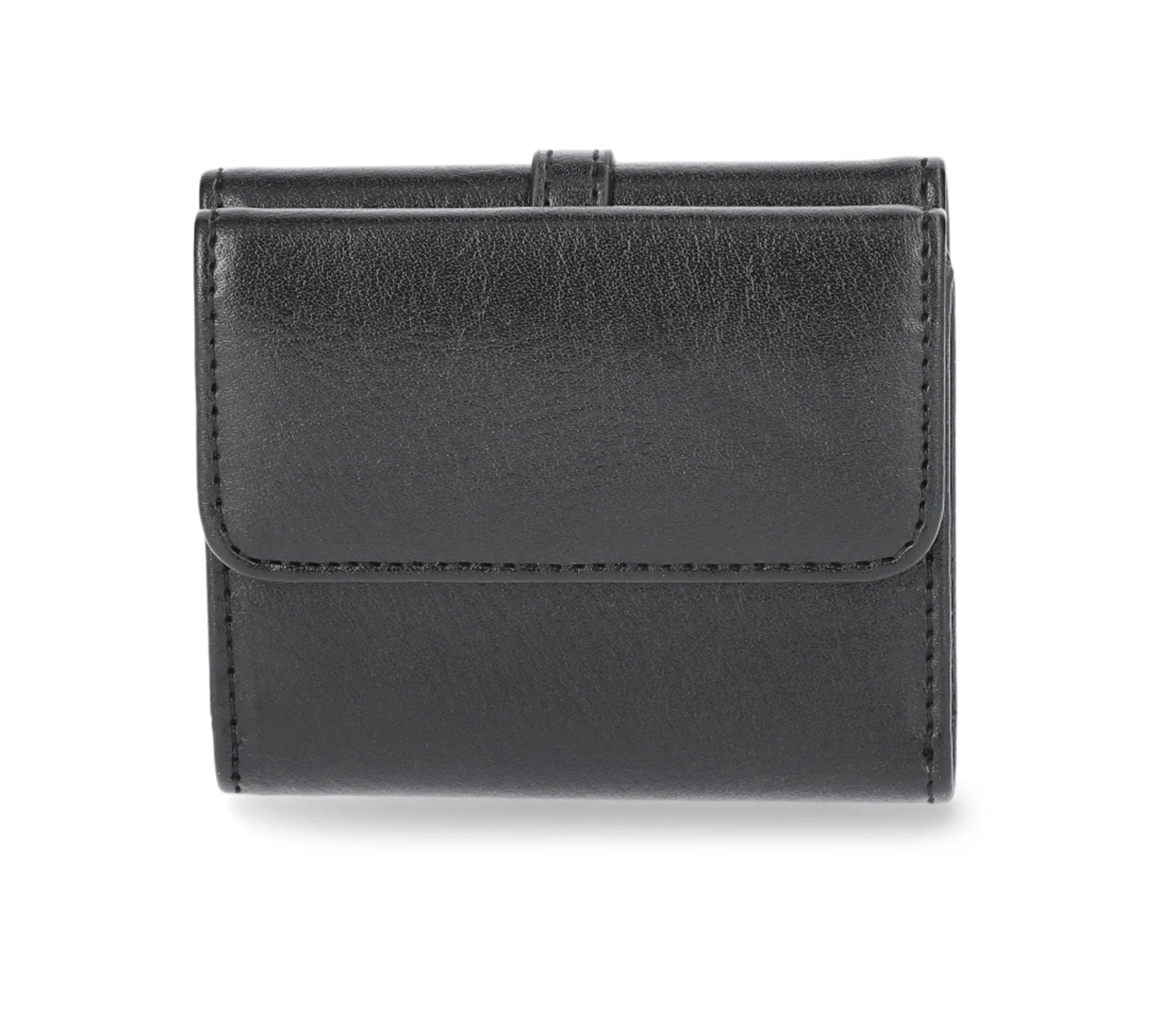 Women's Double Sided Trifold Wallet Black