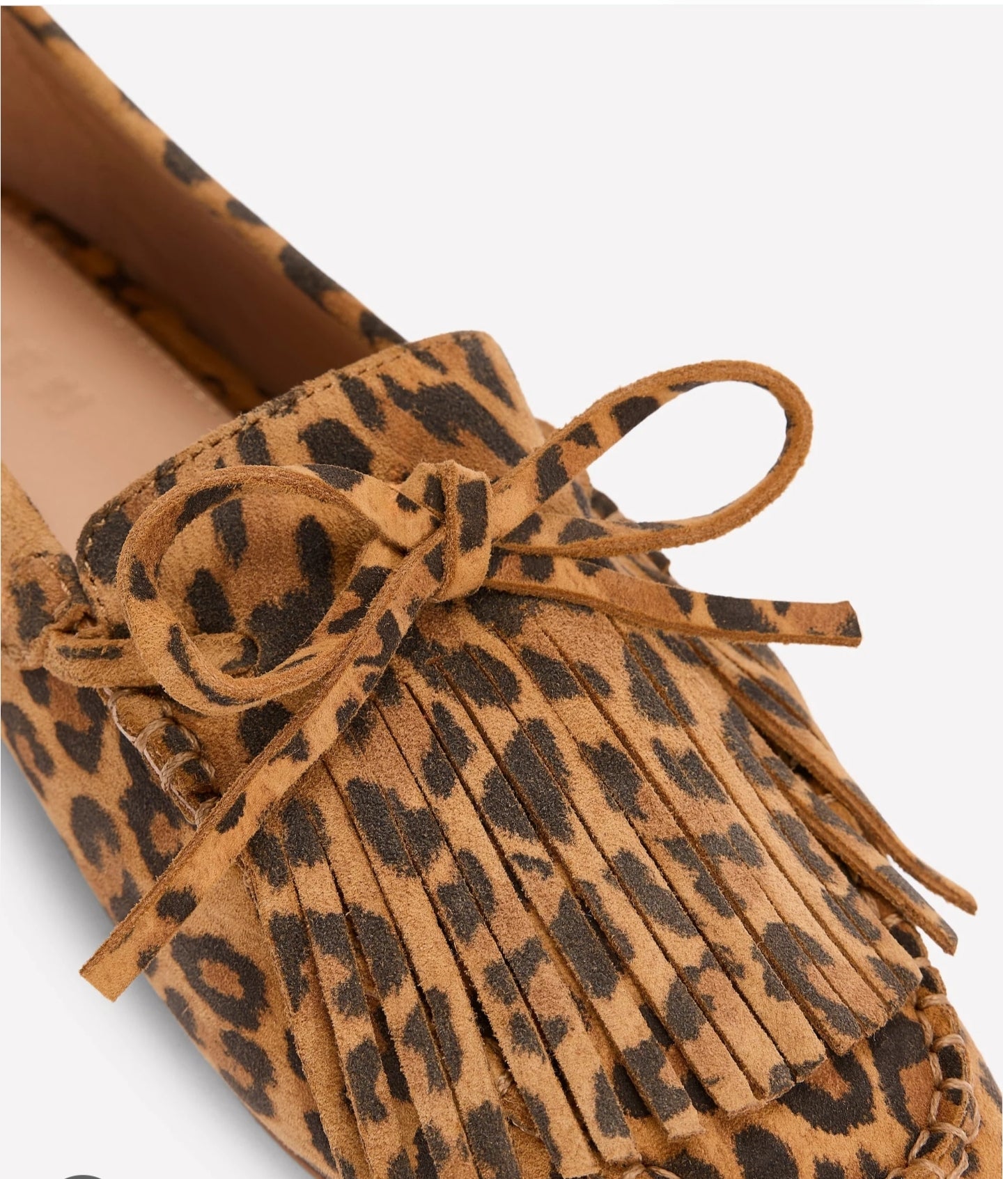 Soft Tassel Deck Shoes Leopard/ Size 7