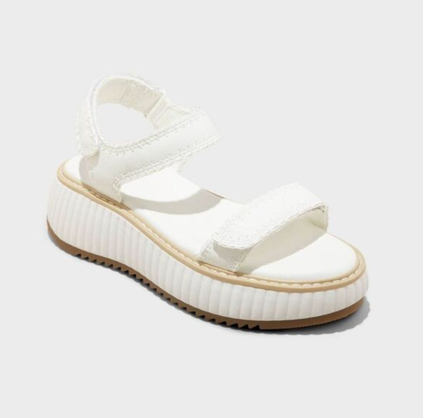 Wild Fable White Platform Sandals Size: 8.5