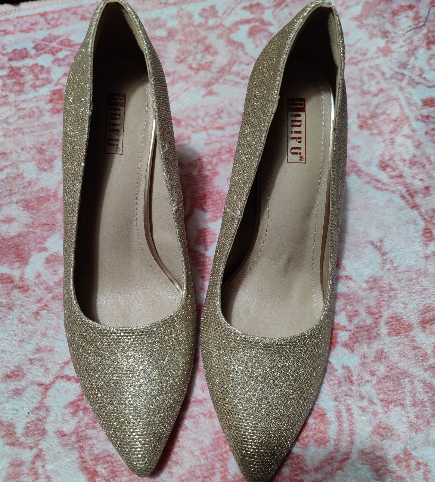 Gold High Heels for women