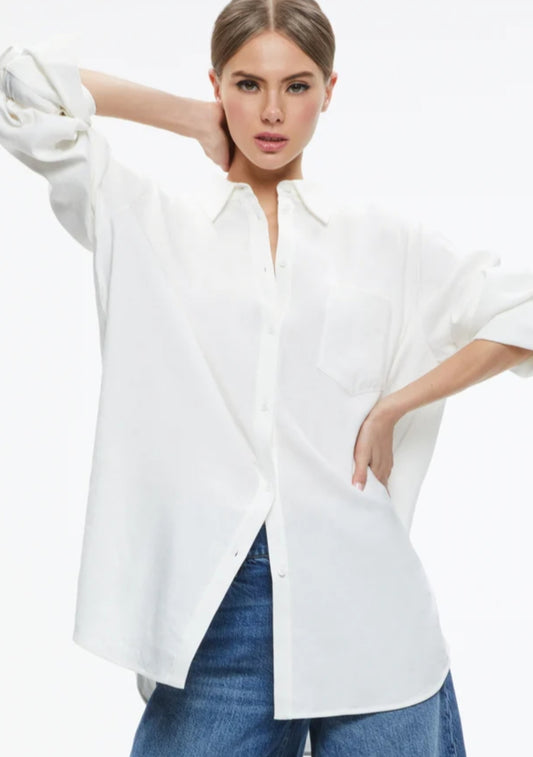 White Blouse Size: XL