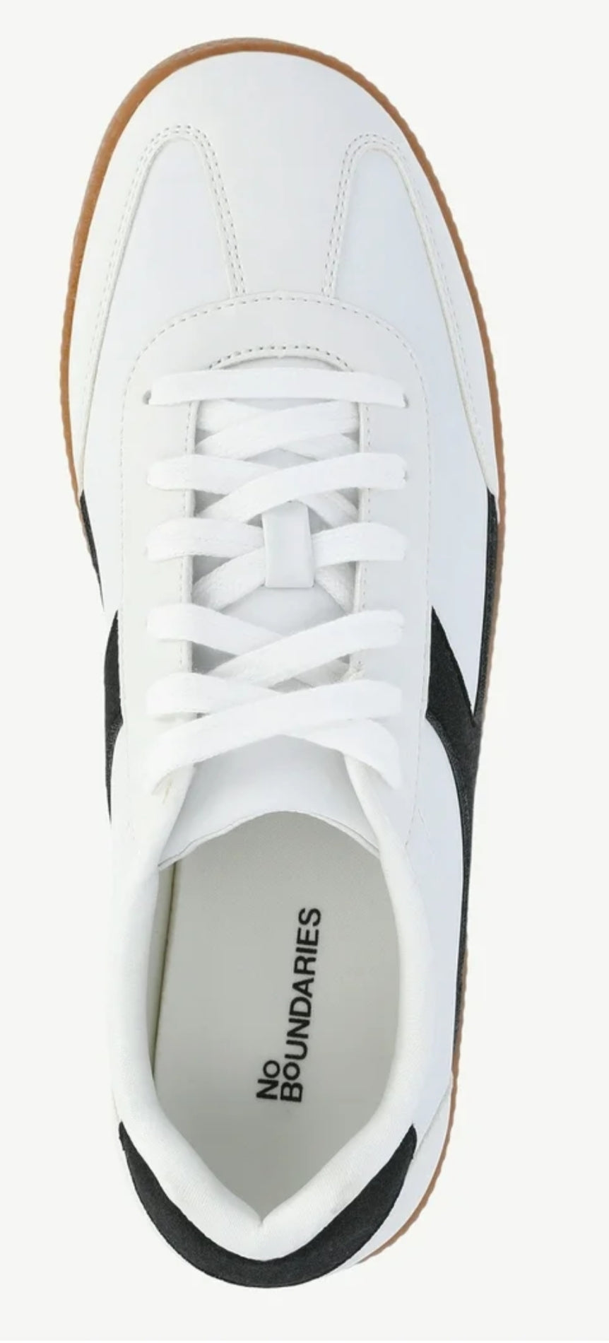 No Boundaries Women's Lace Up Sport Sneakers Sizes : 7.5