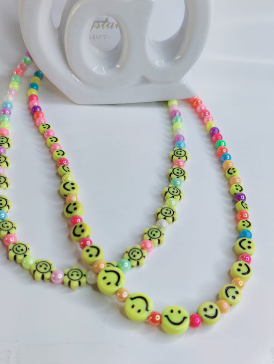 Happy Face Necklaces for Girls